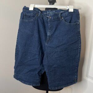 Blue Gloria Vanderbilt Long Shorts, Style Amanda, Size 16